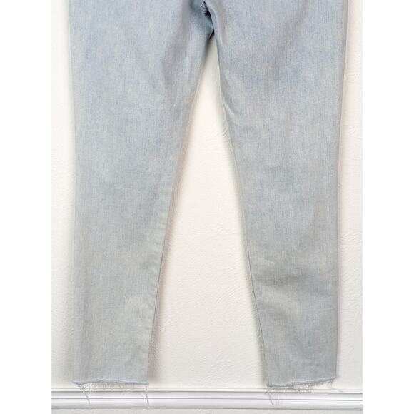 Veronica Beard Jeans Denim Debbie Ankle Skinny High Rise Light Wash Blue Size 31 - Picture 10 of 16